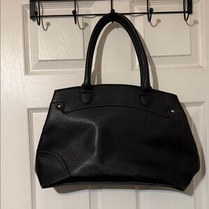 London Fog Elegant Black Tote